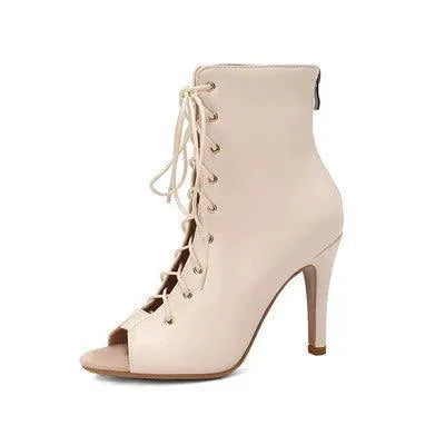 Jazz Stiletto Sandal Boots Summer Fashion Footwear