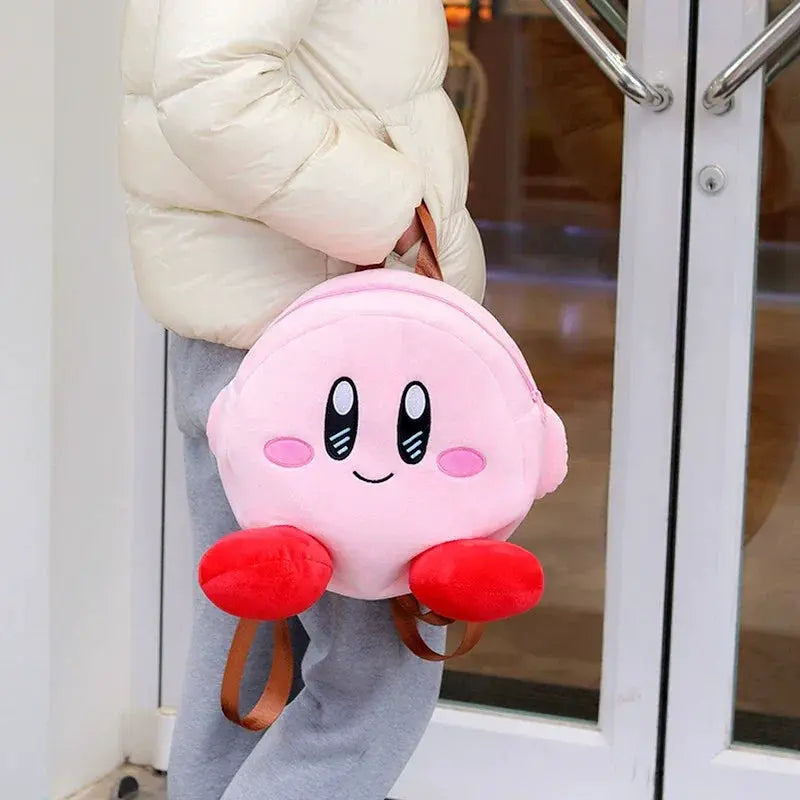 Cartoon Cute Japanese Backpack Pink Plush Doll For Teens