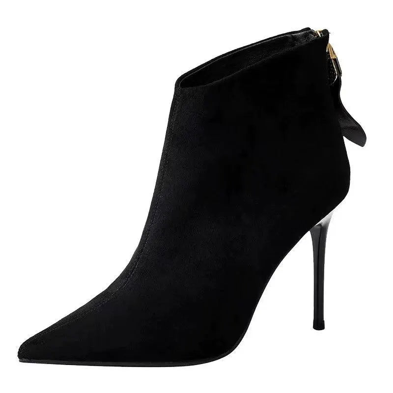 Winter Chic Stiletto Ankle Boots For Everyday Style