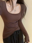 Flattering Square-Neck Top for Women