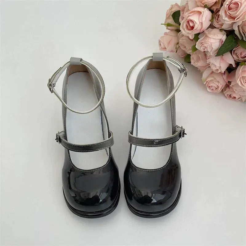 Chunky Heel Ankle Strap Mary Jane Shoes For Everyday Comfort