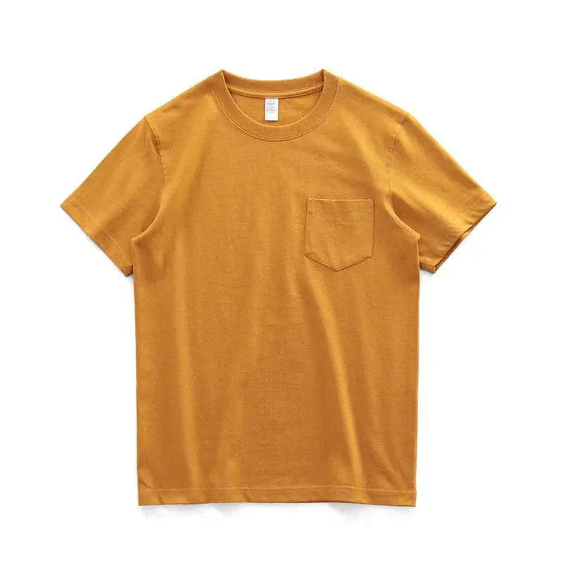Workwear White Pocket Tee Durable Cotton — product view 13