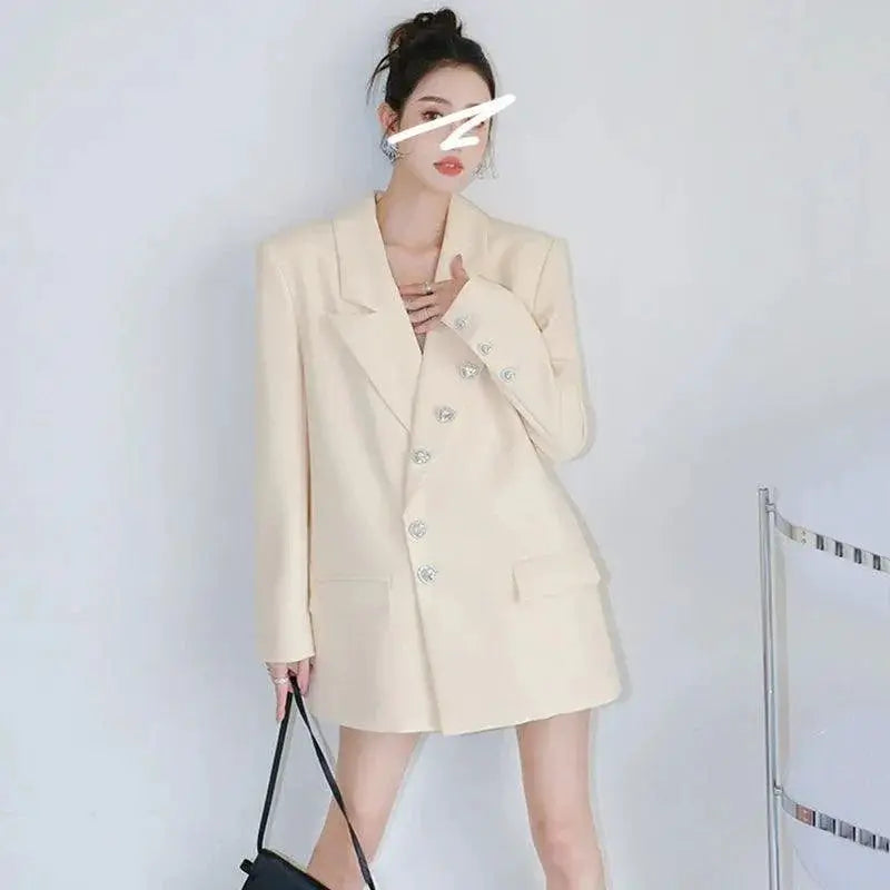 Luxury Rhinestone Slim Suit Spring 2023 Fashion Elegance