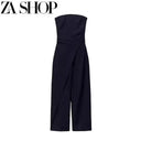 Elegant Off-Neck Wrapping Top for Work
