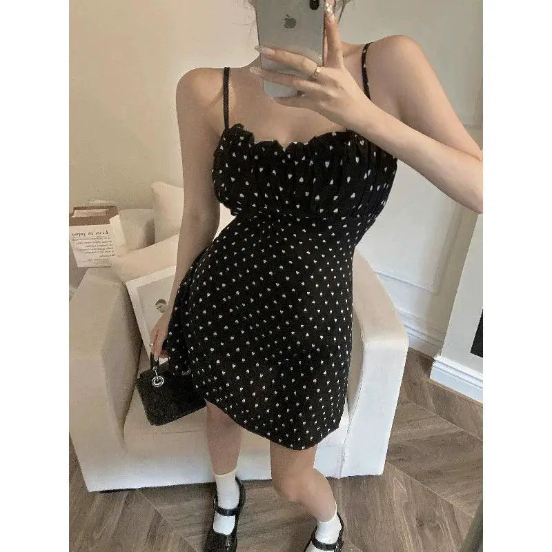 Pure Desire Polka Dot V Neck Dress Spring Fashion Statement