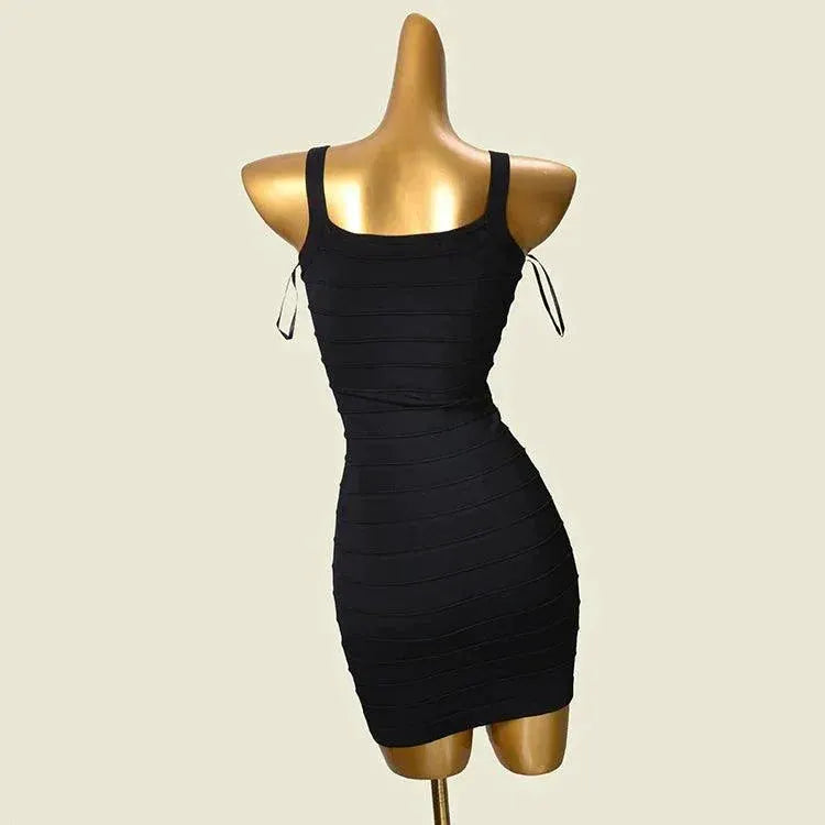 Bodycon Bandage Dress Sexy V Neck Knit Dress For Women