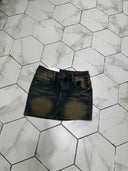 Flattering Patchwork Denim Skirt for Her
