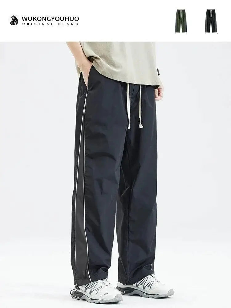 Wukong Retro Sports Pants Effortless Streetwear Style