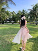Soft Pink Chiffon Dress for Summer Fun