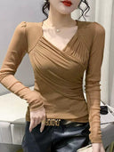 Peplum T-Shirt Chic Feminine Apparel Stylish Comfort Wear