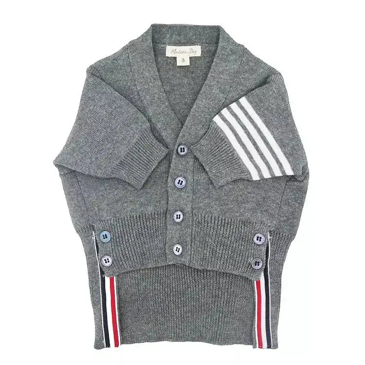 TB Dog Clothes Pet Sweater Autumn Winter Cardigan Small Dogs