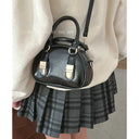 Retro South Korea Shell Bag Stylish PU Crossbody Essential