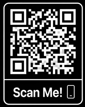 QR code with 'Scan Me!' 