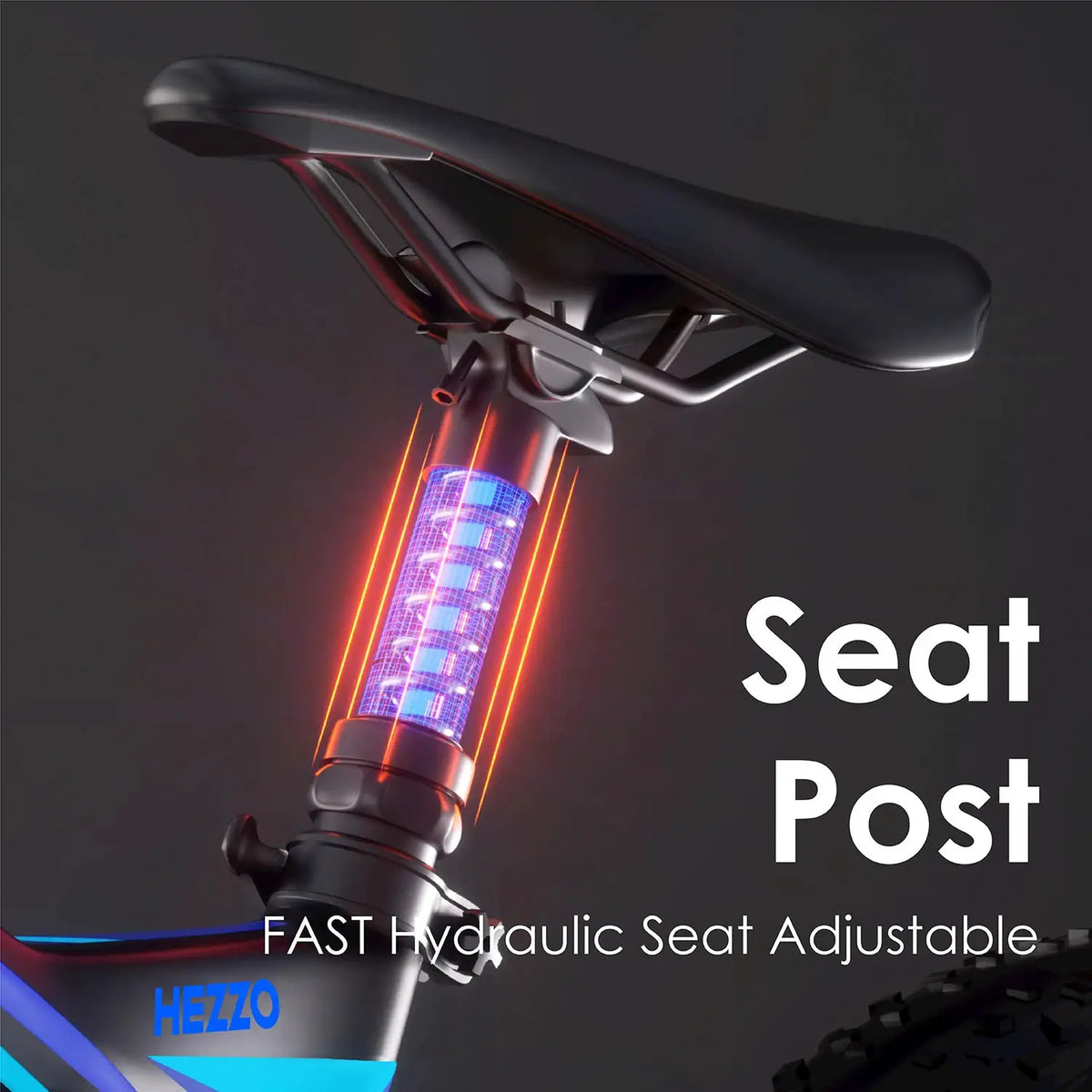 Hezzo Carbon Fat Tire Ebike — product view 7
