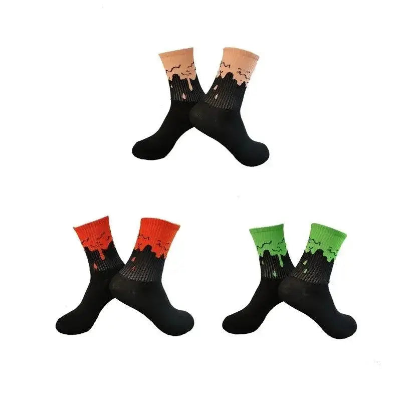 Cactus Jack Hip Hop Crew Socks Sporty Style For Occasions