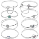 Sterling Silver Bracelet Cm Leaf