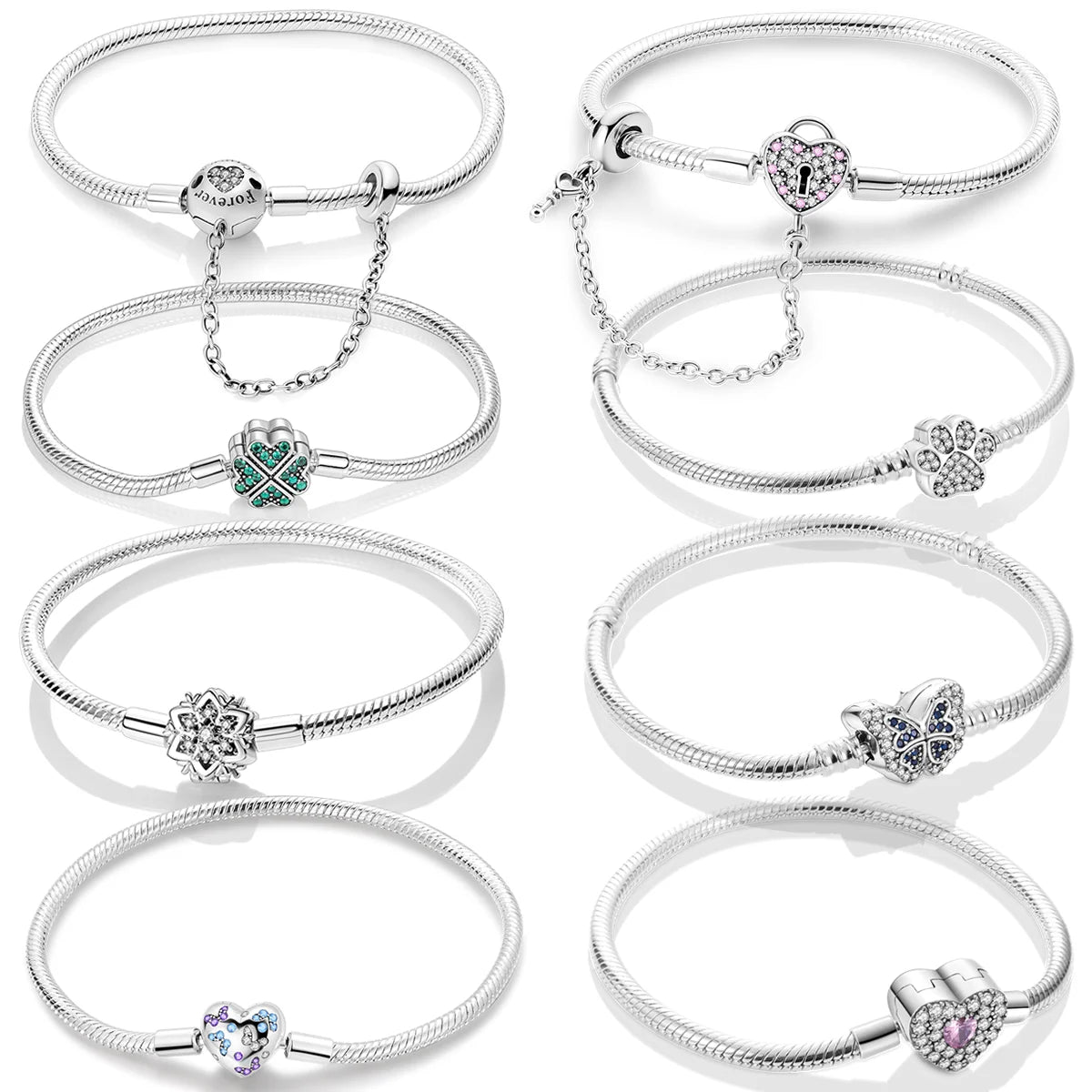 Sterling Silver Bracelet Cm Leaf