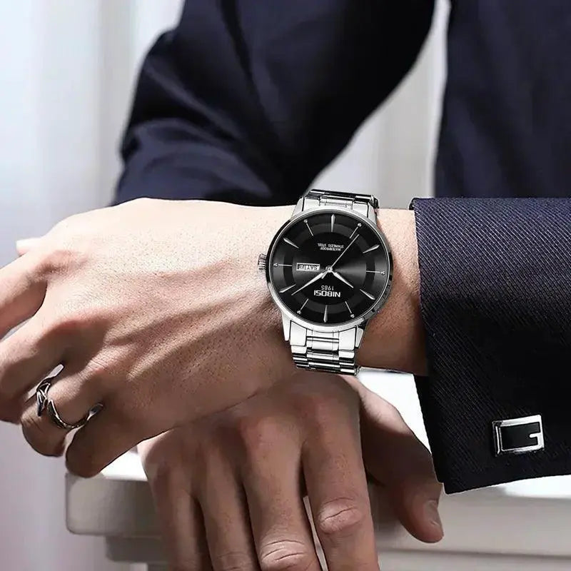 Nibosi Men Waterproof Quartz Watch Timepiece Date Display