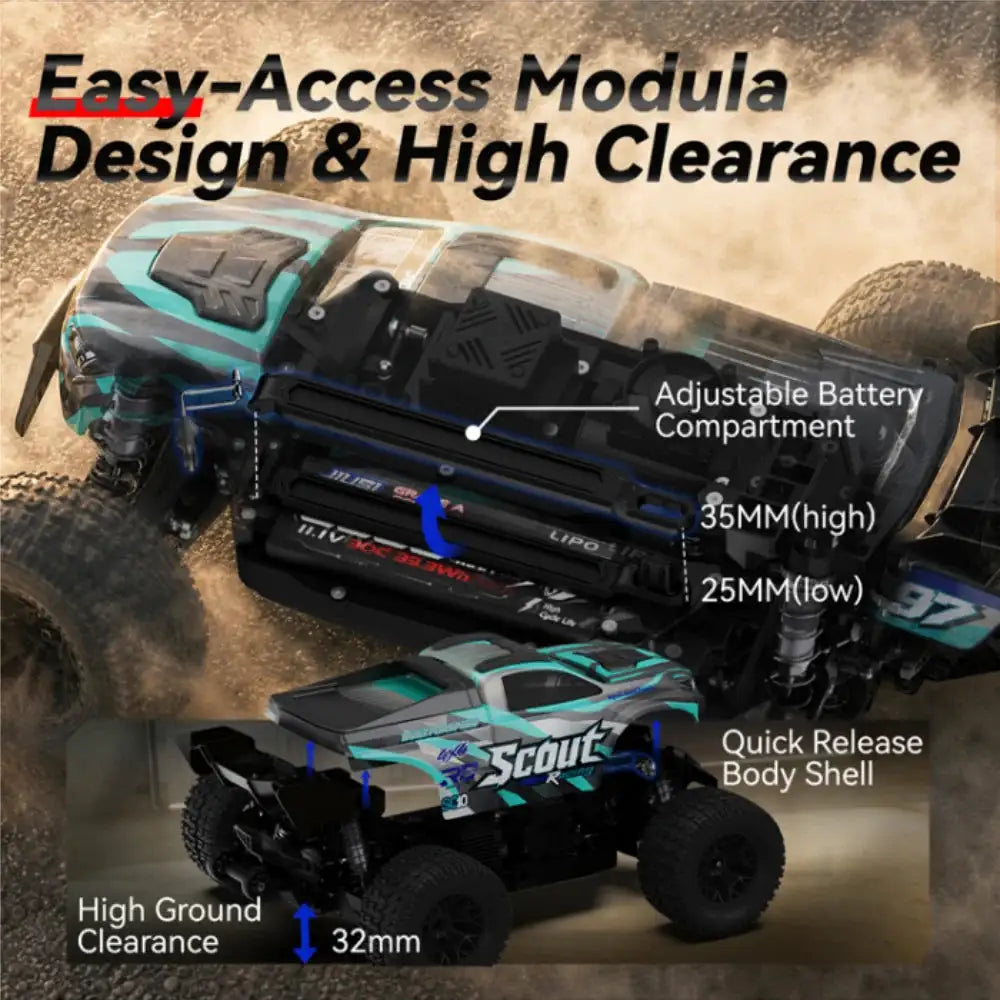 Jiusi Fast Brushless Rc Truck — product view 8