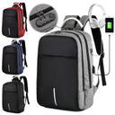 Men's Waterproof Travel Backpack With Charging Port For Business
