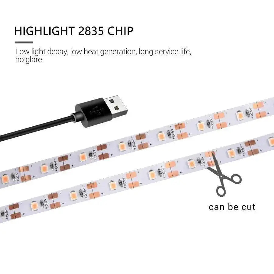 GrowPro LED Plant Light Strip Full Spectrum for Hydroponics