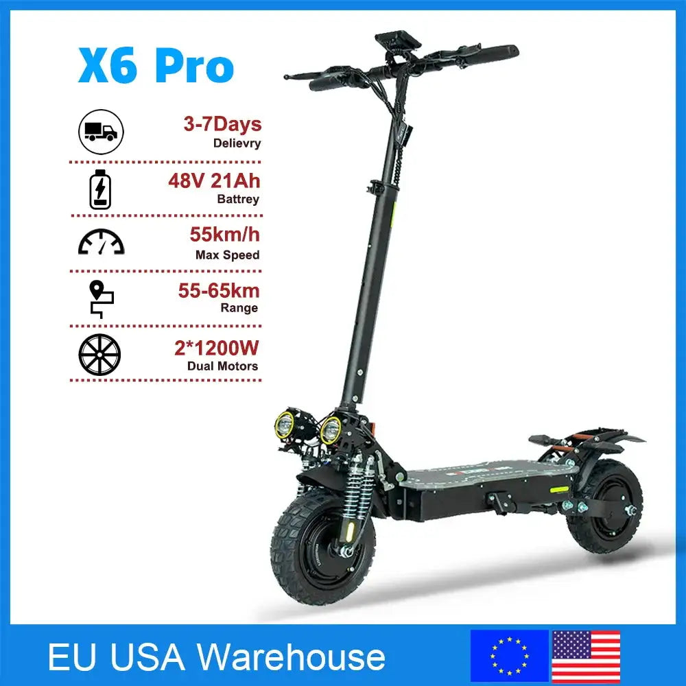 Dual Motor Foldable E Scooter — product view 2