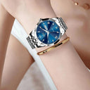 Luxury Stainless Steel Women's Quartz Watch Stylish Waterproof