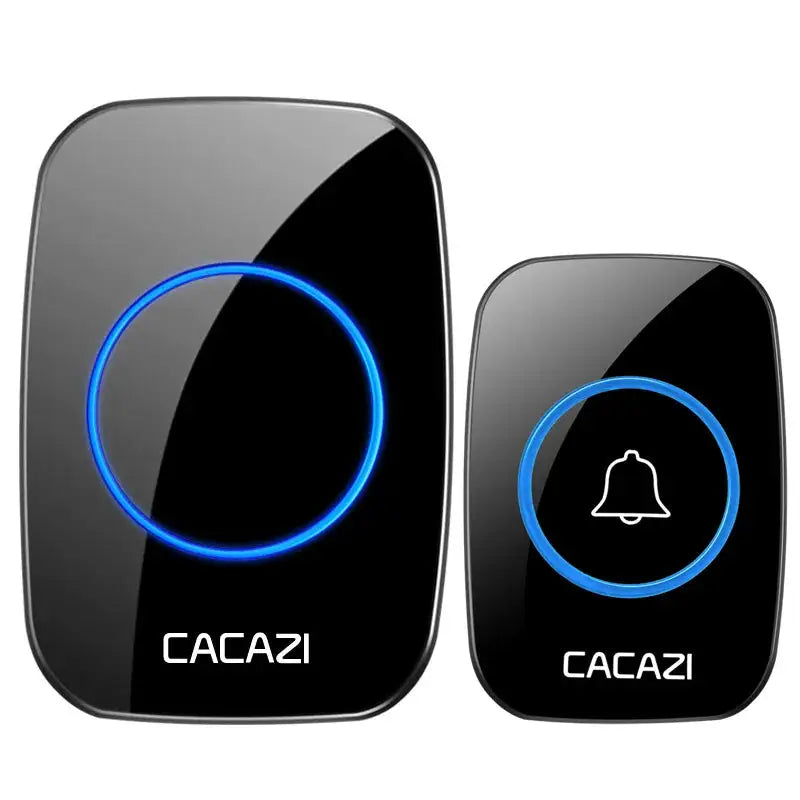 CACAZI A10 DC battery-operated Wireless Waterproof Doorbell 300M Remote 36 chimes Cordless Home Cordless Call Bell