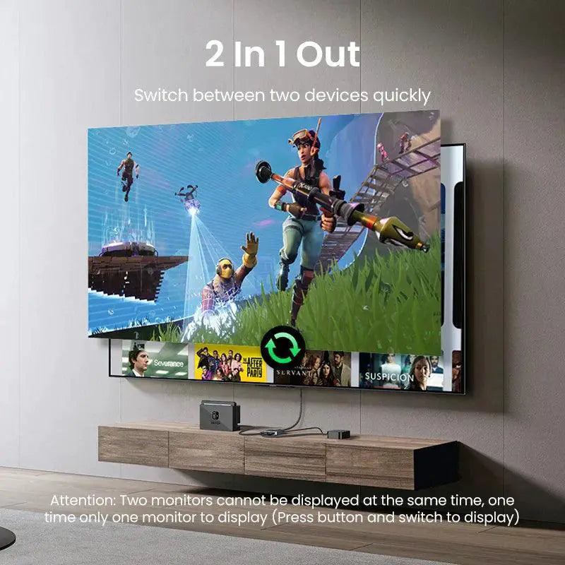 HDMI Splitter Switch 8K Hub For Xbox PS5 Ultimate Edition