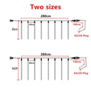 Meteor Shower LED Fairy Lights for Romantic Weddings Decor