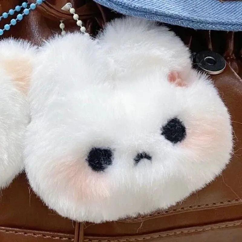Cartoon Plush Rabbit Doll Keychain Cute Bag Pendant Charm