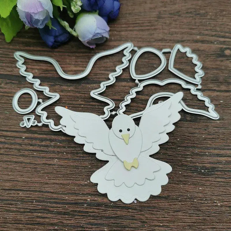 Carrier Pigeon Metal Cutting Dies For DIY Scrapbooking