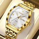 Luxury OLEVS Tonneau Men Wristwatch