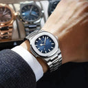 Classic Square Quartz Men Wristwatch