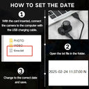 8MP Mini Y3000 Keychain Camera With Screen 1080P Tiny Camcorder