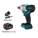 Cordless Electric Impact Wrench Brushless Electric Wrench Power Tool For Makita 21V Battery