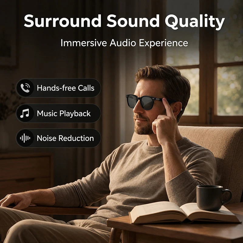 AI Translation Smart Glasses Bluetooth