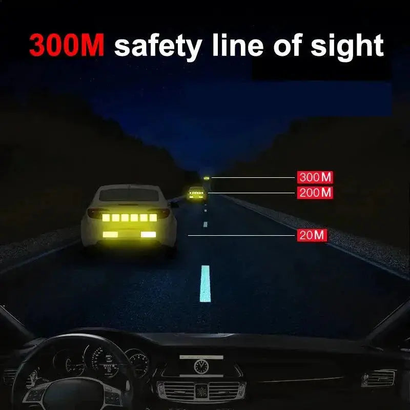 Reflective Vehicle Warning Strip Tape Enhanced Safety