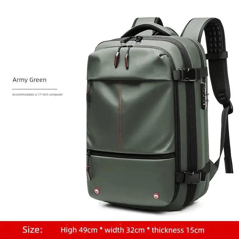 Lu Ou Casual Multifunctional Large Capacity Backpack For Men