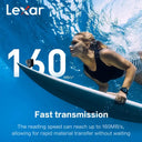 Lexar Blue MicroSD Memory Card