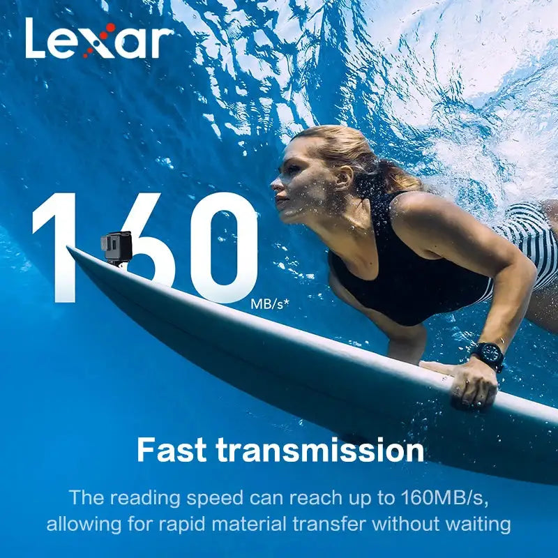 Original Lexar BLUE MicroSDXC UHS-I Card 1T 2TB A2 V30 Micro SD Card Max 160Mb/s Memory Card for Switch Tablet Dash Cam Flash TF