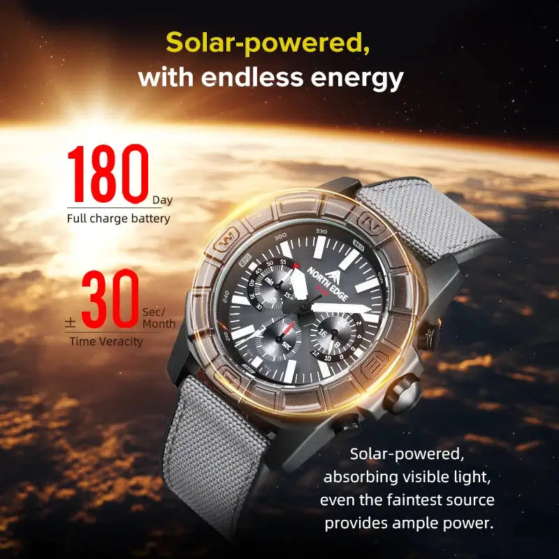 Reliable Solar Quartz Watch For Pilots — product image 5