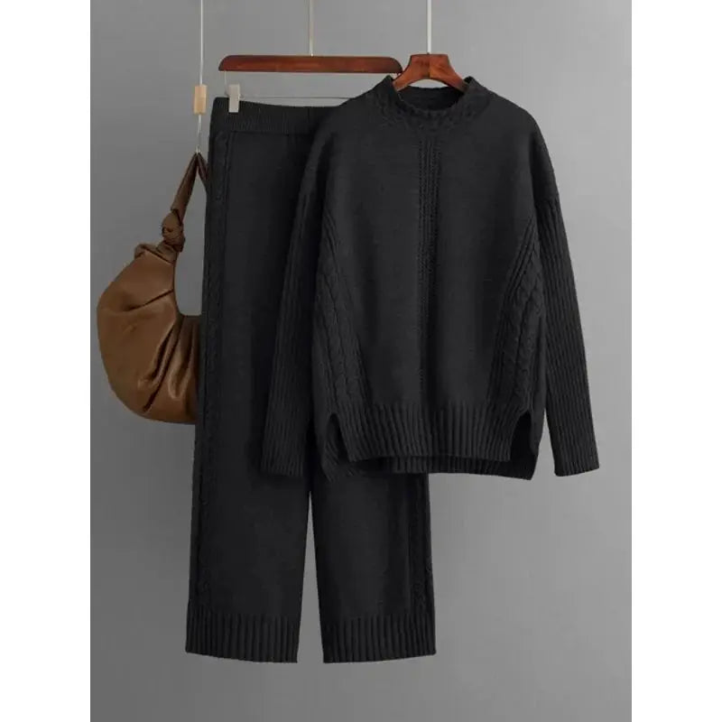 Two Piece Sets Womens Knitwear Set For Autumn Winter N532