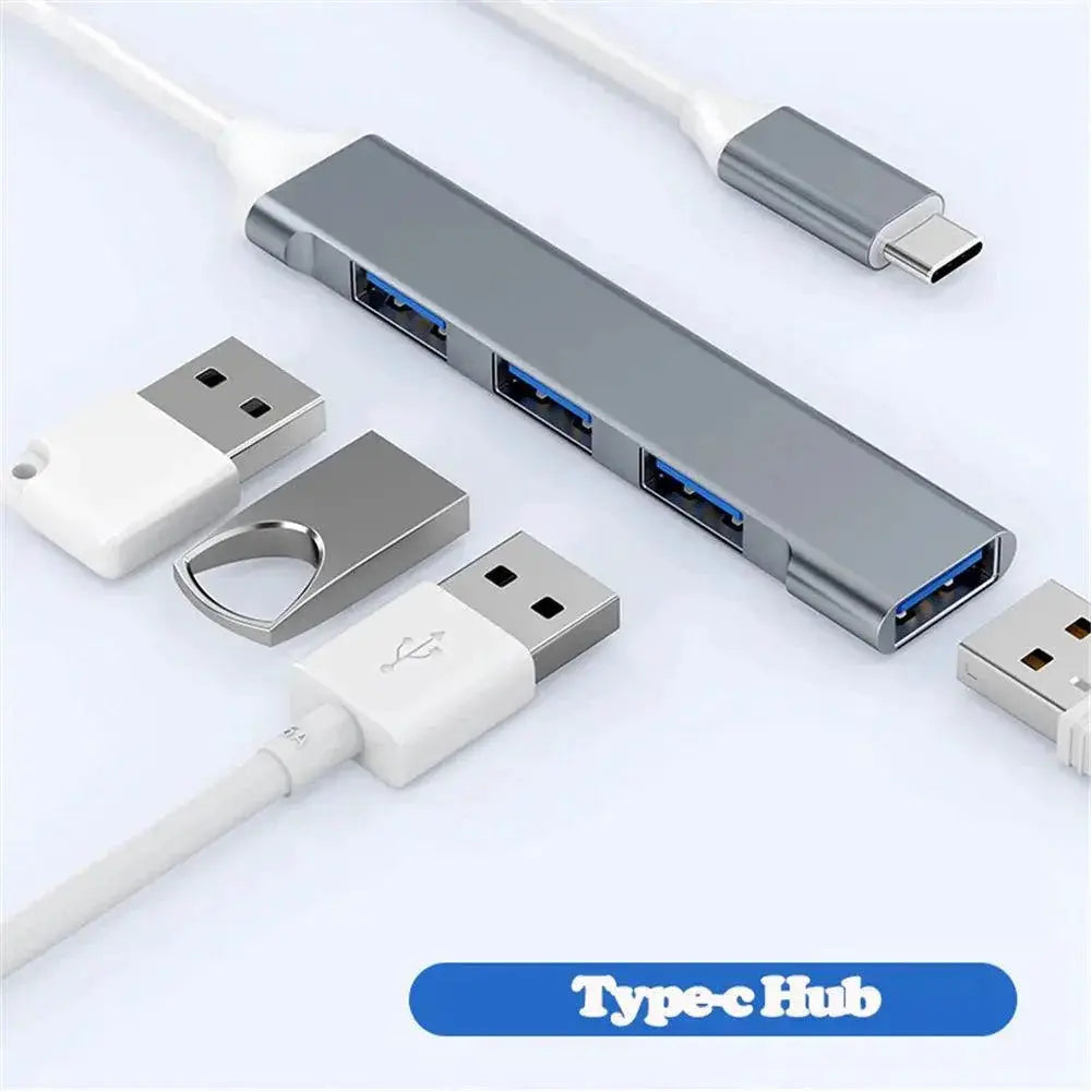USB Type C Hub Splitter Multiport Connectivity Solution