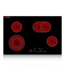 SucceBuy Burners Built-in Induction Stove Top Ceramic Glass
