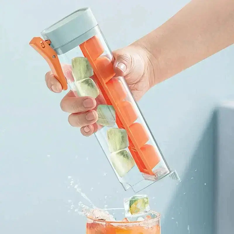 Ice Trays for Freezer 6 Compartment Press Type Molds