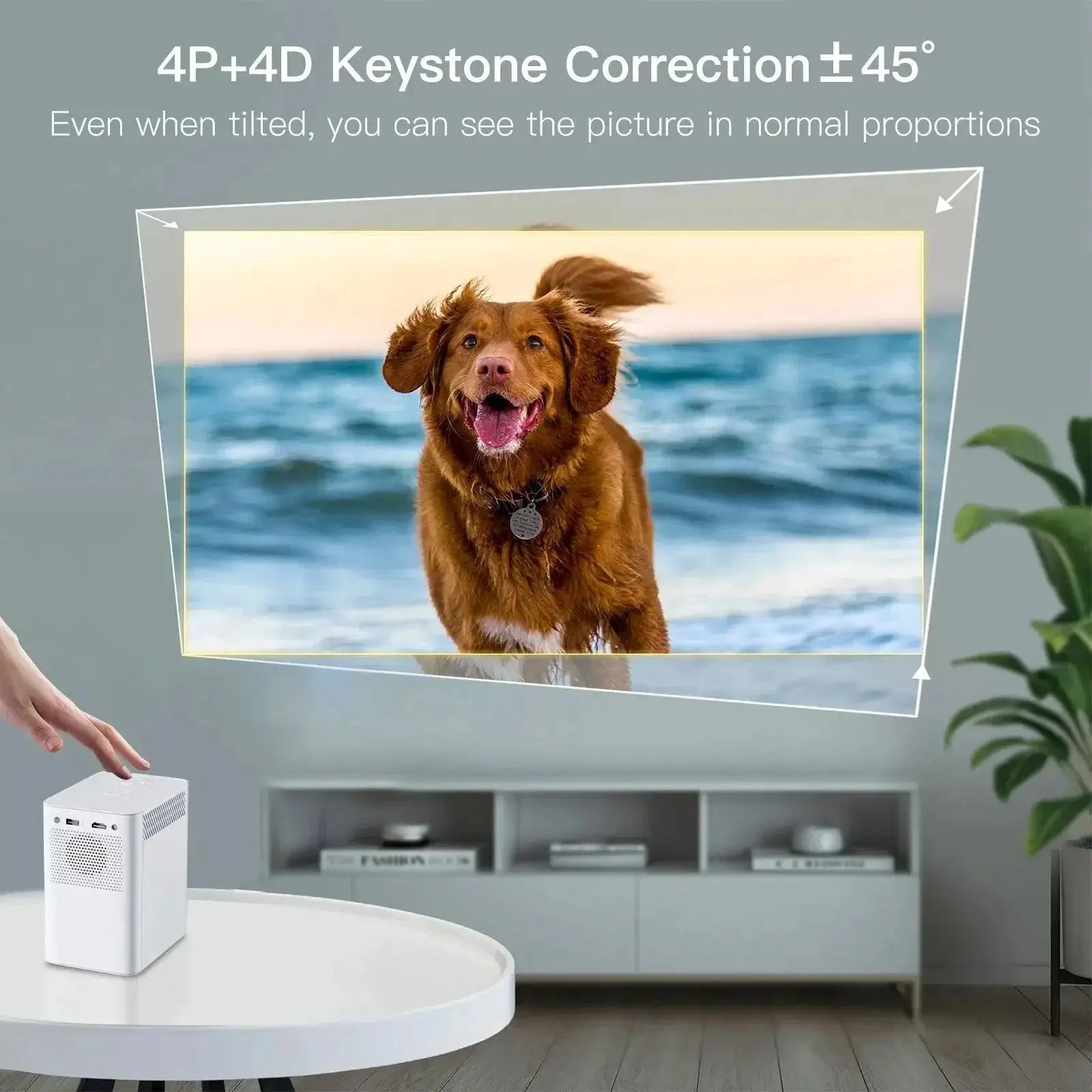 HONGTOP S30MAX Portable Smart Mini Projector Home Theater