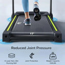 Compact Incline Walking Pad Treadmill 4 Percent Slope Under Desk
