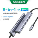UGREEN USB C Hub 4K HDMI PD USB Ports Multiport Adapter