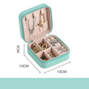 Portable Mini Jewelry Storage Box Travel Organizer Case